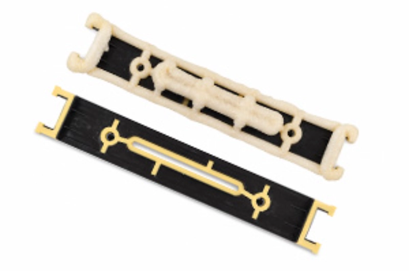 Automotive two-color injection molded parts